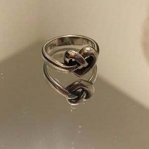 James Avery heart knot ring